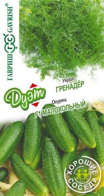 Огурец Малохольный + Укроп Гренадер фото